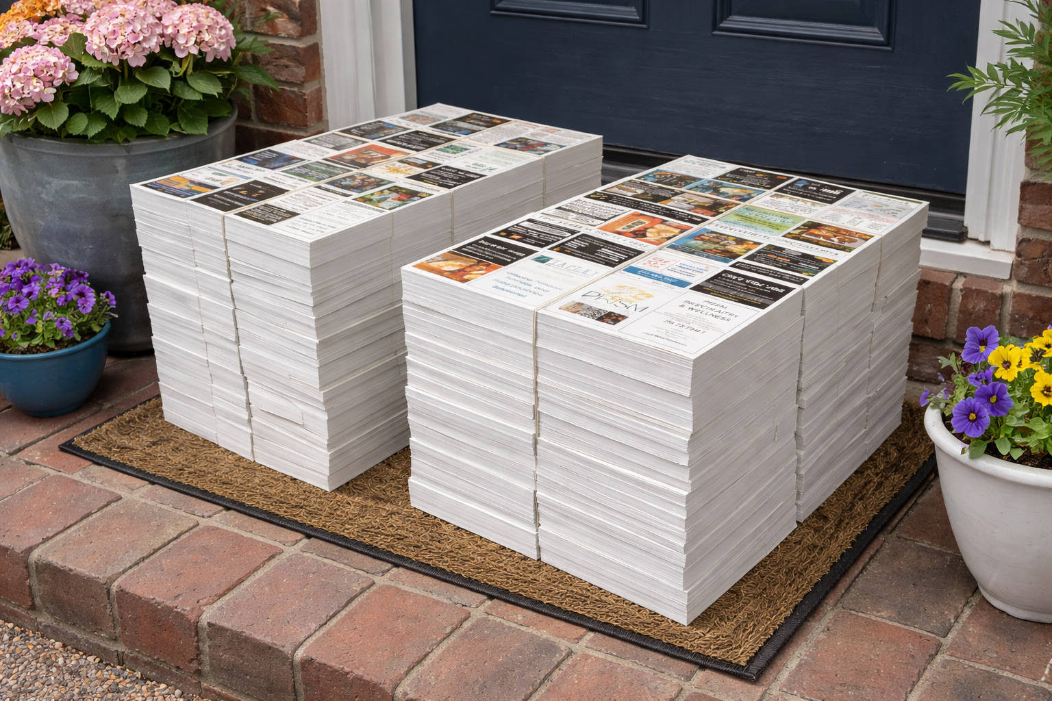 Stack of co-op postcards